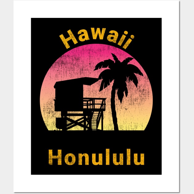 Hawaii Surfer T-Shirt Sweater Hoodie Phone Case Coffee Mug Tablet Case Tee Birthday Gift Wall Art by Jimmyson
